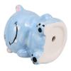 Alipis Cute Animal-shaped Ceramic Makeup Brush Holder Spacious Organizer for Brushes Pencils Beauty Tools Desk Decor for Home Office Use view 1