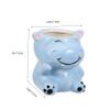 Alipis Cute Animal-shaped Ceramic Makeup Brush Holder Spacious Organizer for Brushes Pencils Beauty Tools Desk Decor for Home Office Use view 2