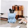 Alipis Cute Animal-shaped Ceramic Makeup Brush Holder Spacious Organizer for Brushes Pencils Beauty Tools Desk Decor for Home Office Use view 4