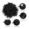 LPOCIKZADEC Messy bun Hair Piece, Curly Afro Puff Synthetic Hair Bun - Drawstring Ponytail Extensions for Women,Hair bun Wig(Dark Brown) view 4