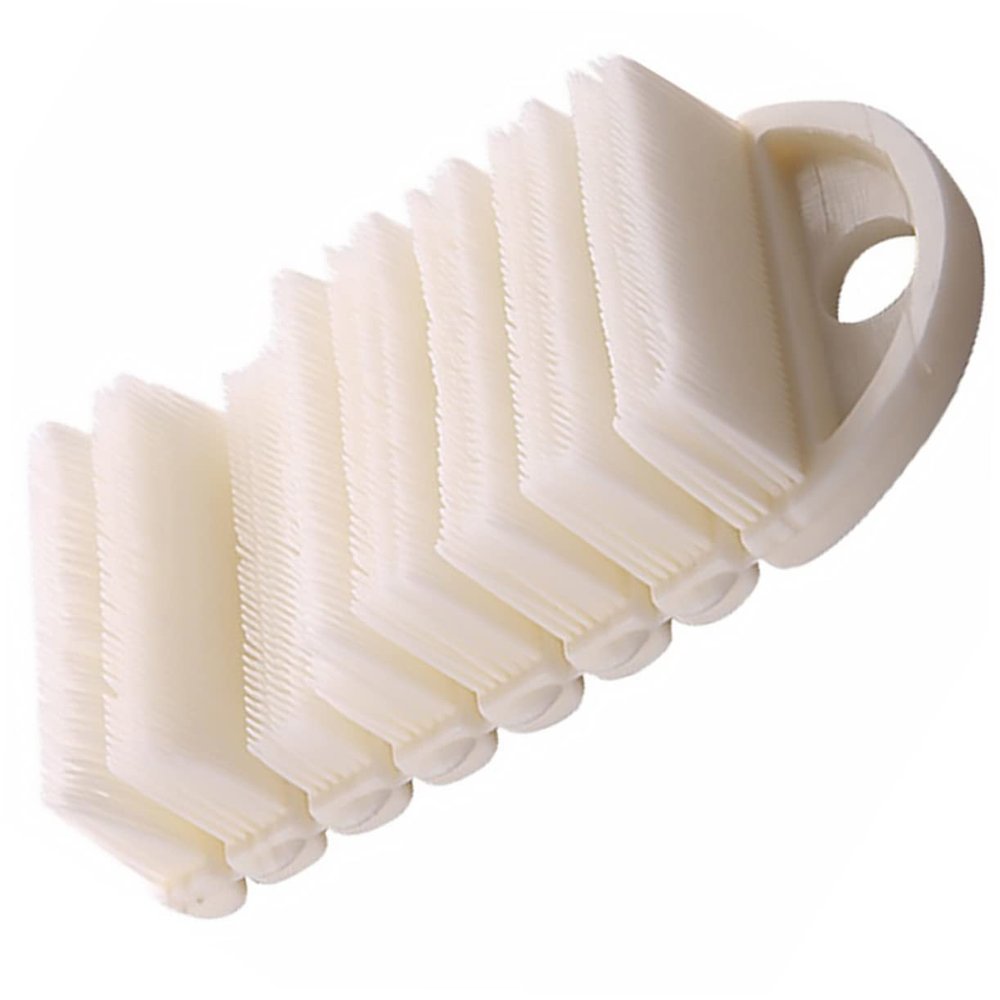 PACKOVE Professional Nail Cleaning Brush Soft Bristle Pedicure Dust Brush for Nail Care Flexible and Lightweight Design for Easy Use at