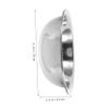 Angoily Stainless Steel Footbath Basin Multifunctional Washbasin for Laundry Deep Bowl Portable Easy to Clean Accessory view 2