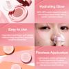 INTO YOU Cream Blush Air Cushion for Cheeks Eyes, Moisturizing, Lightweight, Dewy Finish Face Makeup, Long Wearing, Buildable, Blendable, Pigmented Liquid Blush, for All Skin Tones, Spring Apricot view 4