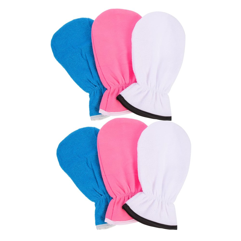 BIUDECO Skin Care Wax Gloves 6 Pairs Moisturizing Hand Mitts for Relaxing Therapy Essential Oil Infused Softening Gloves for Dry and Cracked Skin