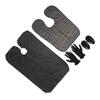 4Pcs Hair Dyeing Tools Kit Ear Covers Gloves and Black Cape view 1