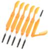 DEARMAMY 6pcs Folding Eyelash Combs and Eyebrow Brushes Makeup Grooming Tool for Separating Lashes and Shaping Brows Random Colors Compact Design for Travel and Daily Use view 1