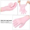 DEARMAMY 2pairs Moisturizing Hand Care Gloves for Dry Skin Treatment Soft and Resilient Exfoliating Gloves for Women for Overnight Hydration and view 3