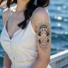 5 PCS Temporary Tattoos Girl Geisha Herbal Tattoo Sticker Semi-Permanent Non-Reflective Juice Simulation Tattoo Arm Sticker view 3