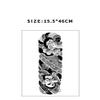 2 PCS Temporary Tattoos Japanese Full Arm Herbal Tattoo Stickers Waterproof Durable Retro Non-Reflective Juice Flower Arm Tattoo view 3