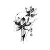 15 PCS Temporary Tattoos Ink Lotus Herbal Juice Tattoo Stickers For Women Waterproof And Durable Arm Clavicle Simulation Tattoos Without Reflection view 1