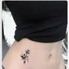 15 PCS Temporary Tattoos Ink Lotus Herbal Juice Tattoo Stickers For Women Waterproof And Durable Arm Clavicle Simulation Tattoos Without Reflection view 3