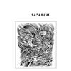 2 PCS Temporary Tattoos Herbal Juice Full Back Tattoo Stickers Waterproof Simulation Tattoo Stickers view 3