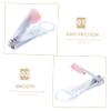 BESTYASH 3 Pieces Cartoon Folding Nail Clippers Set Creative Fingernail Cutters Household Nail Trimming Tools for Adults and Boys and Girls Random Style view 2