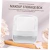 VALICLUD Dresser Storage Box for Makeup 2-Piece Compartment Organizer Dustproof Cosmetic Container for Women Vanity and Bathroom Use Includes Lid view 3