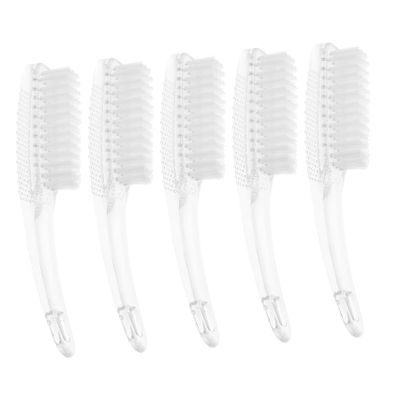 PartyKindom 5pcs Nail Dust Cleaning Brush Gentle Bristle Manicure Tool for Nail Care Random Colors for Cleaning and Personal Grooming