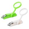 SUPVOX Professional Nail Scissors 2 Pack Fingernail Clipper Stainless Steel with Magnifying Glass for Precise Cutting view 1