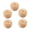SHERCHPRY 5pcs Sisal Bath Brush Block Shower Exfoliator for Body Super Soft Bath Sponge Balls Exfoliating Sisal Sponge Ball Body Cleaner view 1