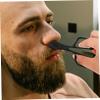 VICASKY Nose Hair Removal Scissor Stainless Steel Manual Nose Hair Trimmer Facial Grooming Tool Perfect for Travel view 3
