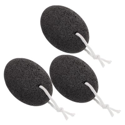 BESTYASH 3pcs Natural Pumice Stones for Feet Dead Skin Remover Exfoliating Foot Scrubber for Home Salon Use for Heels and Elbows