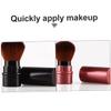 BAZEITFLOW 3pcs Retractable Foundation Brush Portable Makeup Tools for Blending Lightweight Design for Easy Application for Holidays and Everyday Use view 2