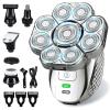Head Shavers for Bald Men, 6 in 1 4D Head Shavers for Bald Men, Upgraded 9 Floating Heads Rechargeable Waterproof Wet Dry view 1