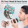 Head Shavers for Bald Men, 6 in 1 4D Head Shavers for Bald Men, Upgraded 9 Floating Heads Rechargeable Waterproof Wet Dry view 2