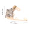 High Heel Toe Guards 2 Pairs Iron Caps for Shoes Golden view 2