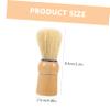 CALLARON Reusable Beard Brush for Men Bristle Shaving Tool for Beard Cleaning Lightweight for Home Travel Use for Shaving Grooming view 2