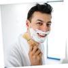 PartyKindom Portable Beard Brush Bristle Multi-functional Shaving Brush for Gentlemen for Grooming and Styling Facial Hair for Father Day and Occasions view 4