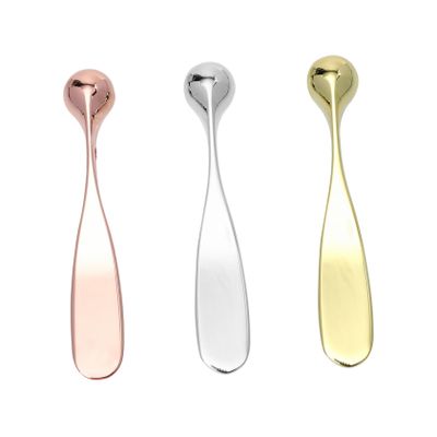 Healeved 3pcs Eye Cream Stick Spoon Metal Makeup Spatula Face Massager Roller Skincare Tool Eye Massage Applicator for Women