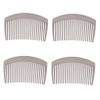 BESTYASH 4pcs Colorful Plastic Hair Combs Creative Design for Women Hair Styling Side Combs for Easy Detangling and Everyday Use view 1