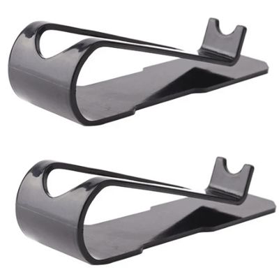 2 Pack Eyebrow Pen Tray Frame Holder Tattoo Accessories Permanent Makeup Machine Tattoo Machine Holder Stand Rack (black)