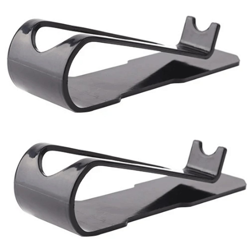 2 Pack Eyebrow Pen Tray Frame Holder Tattoo Accessories Permanent Makeup Machine Tattoo Machine Holder Stand Rack (black)