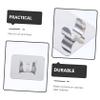 Angoily 4pcs Makeup Palette Ring Stainless Steel Mixing Plate for Foundation Nail Art Compact Portable view 2