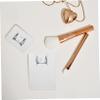 Angoily 4pcs Makeup Palette Ring Stainless Steel Mixing Plate for Foundation Nail Art Compact Portable view 3