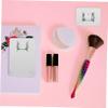 Angoily 4pcs Makeup Palette Ring Stainless Steel Mixing Plate for Foundation Nail Art Compact Portable view 4