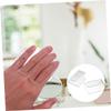 Baluue Acrylic Makeup Mixing Palette Set 4-Piece Cosmetic Mixing Plates with 2 Spatulas for Professional and Home Use view 3