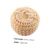 AUTSUPPL 5pcs Oval Sisal Bathing Natural Exfoliating Shower Scrubber Soft Skin Cleaning Sponge for Bath Spa Use Gentle view 2