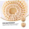 AUTSUPPL 5pcs Oval Sisal Bathing Natural Exfoliating Shower Scrubber Soft Skin Cleaning Sponge for Bath Spa Use Gentle view 3