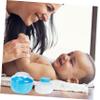 BESTYASH 2Sets Powder Puff Case with Storage Boxes Soft Gentle Newborn Powder Puff Holder for Household Use view 2