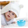BESTYASH 2Sets Powder Puff Case with Storage Boxes Soft Gentle Newborn Powder Puff Holder for Household Use view 3