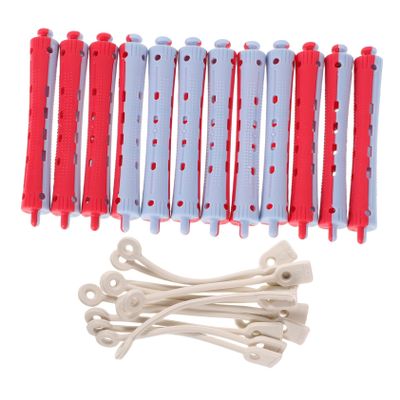 KAILIKETIY 12pcs Perm Rods Curling Tools for Hair Pp Material Hairdressing Rollers for Effortless Curls Versatile Styling Supplies