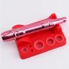 Silicone Tattoo Supplies Rack 2 Pack Makeup Brush Fixed Base Red Tattoo Machine Pen Bracket for Tattoo Shop view 4