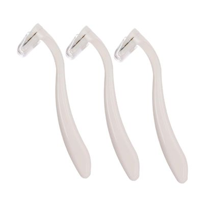 BESTYASH 3pcs Women Razor Travel Manual Shave Knife Gentle Facial Hair Remover for Women Portable Mini Razor for Body Hair Removal