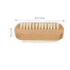 2 Pack Fingernail Brush with Handle, Angled PP Bristles view 2