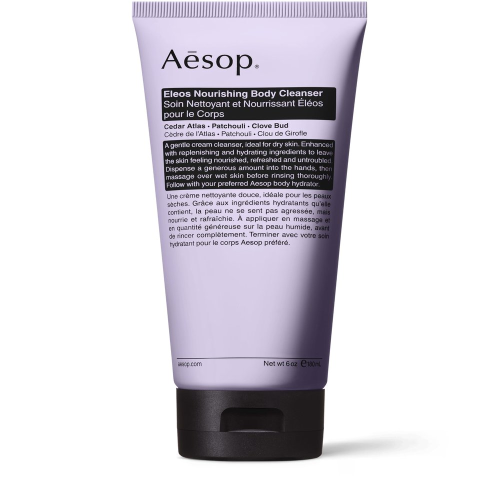 Aesop Eleos Moisturizing Body Cleanser | Hydrating Ingredients For Refreshed, Soft Skin | Enriched With Emollients, Humectants, Purifying Botanicals | 180mL / 6.2oz