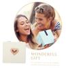 WOFASHPURET Small Portable Makeup Mirror Clamshell Design Folding Vanity Mirror for Travel view 2