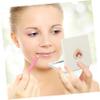 WOFASHPURET Small Portable Makeup Mirror Clamshell Design Folding Vanity Mirror for Travel view 4