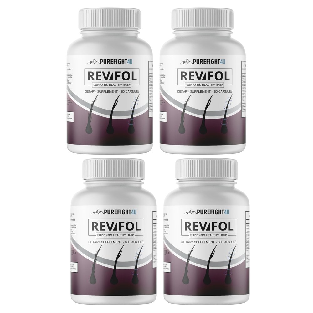 Revifol Hair Support Supplement Supports Healthy Hair, Strength & Scalp Nourishment Dietary Supplement | 4 Bottles