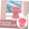 Ipetboom Silicone Makeup Brush Cleaner Cup Portable Travel Beauty Brush Cleaner for Women view 4